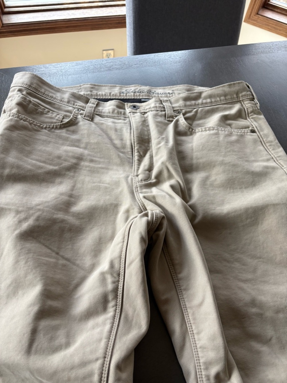 Eddie Bauer Stonewashed fleece lined pants size 38x30